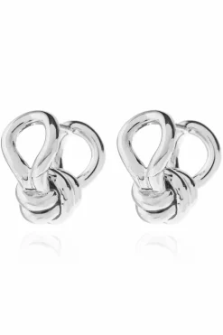 Bottega Veneta SREBRNY Srebrne kolczyki