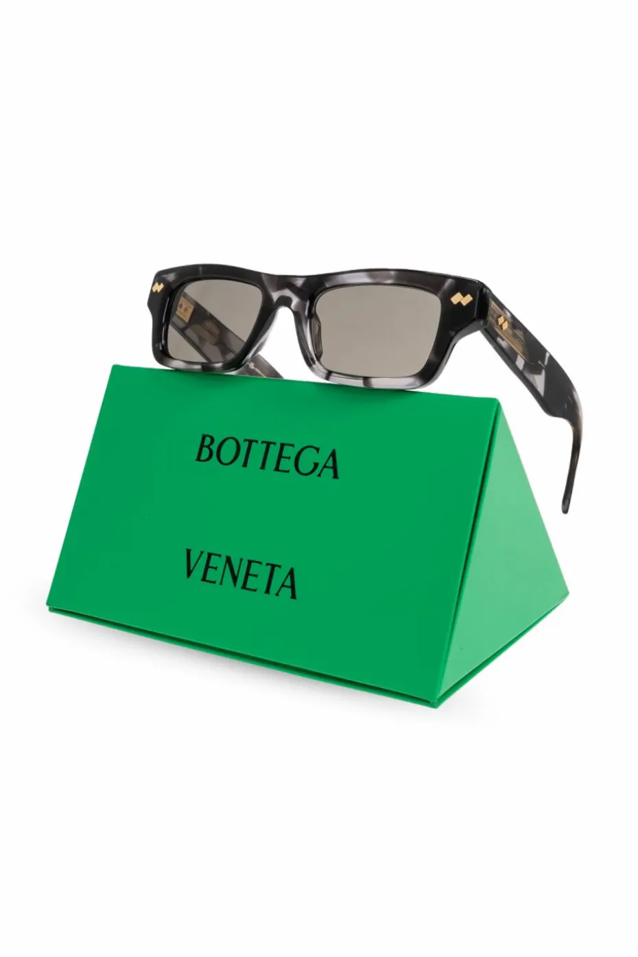 Bottega Veneta SZARY Okulary przeciwsłoneczne