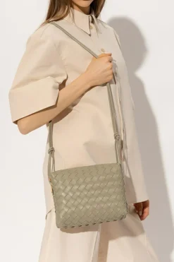 Bottega Veneta ZIELONY Torba na ramię ‘Loop Small’