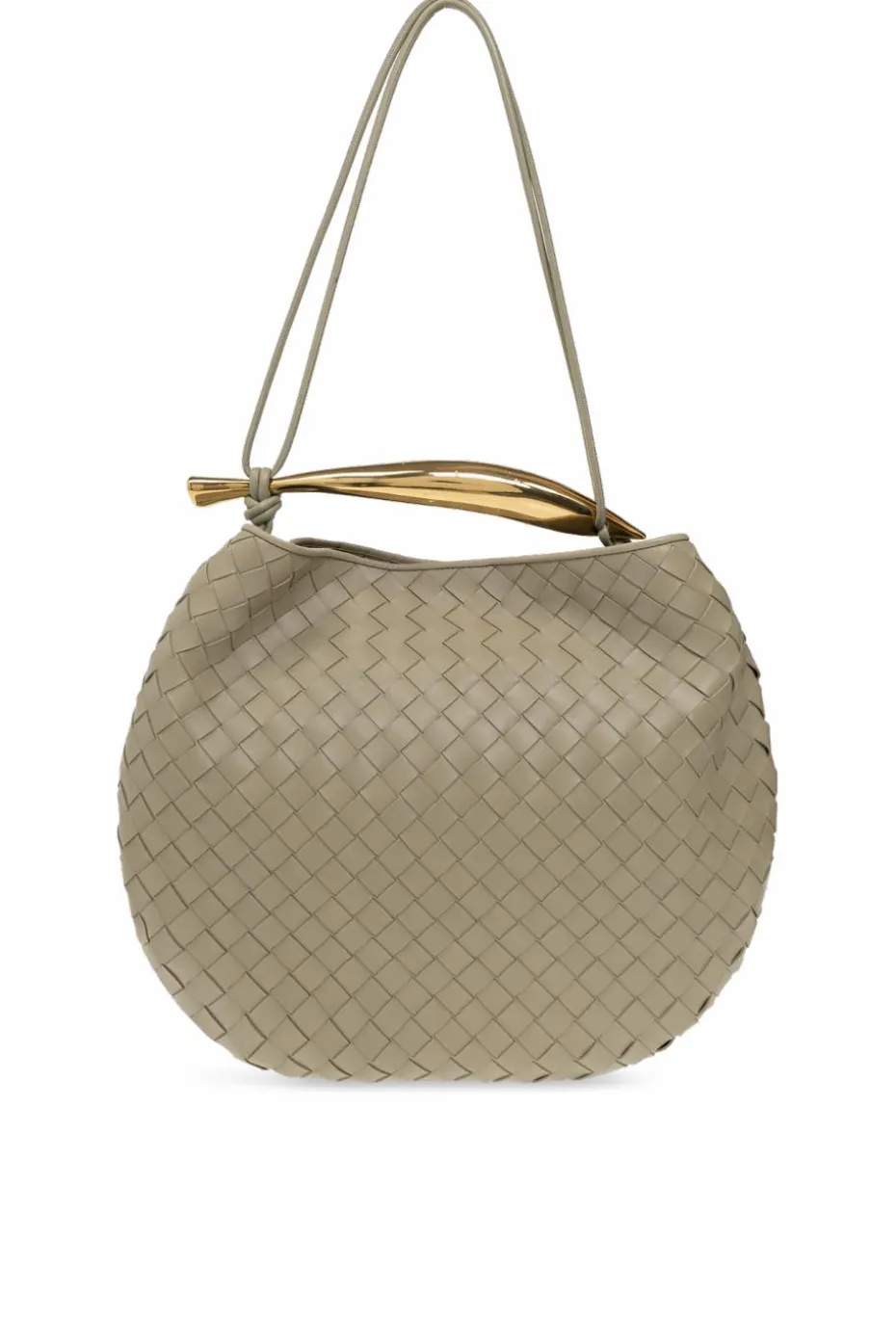 Bottega Veneta ZIELONY Torba na ramię ‘Sardine Medium’