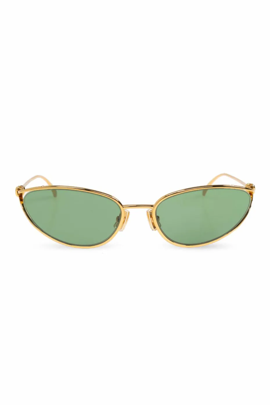Bottega Veneta ZŁOTY Okulary przeciwsłoneczne