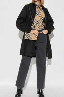 Burberry beżowy Koszula w kratę