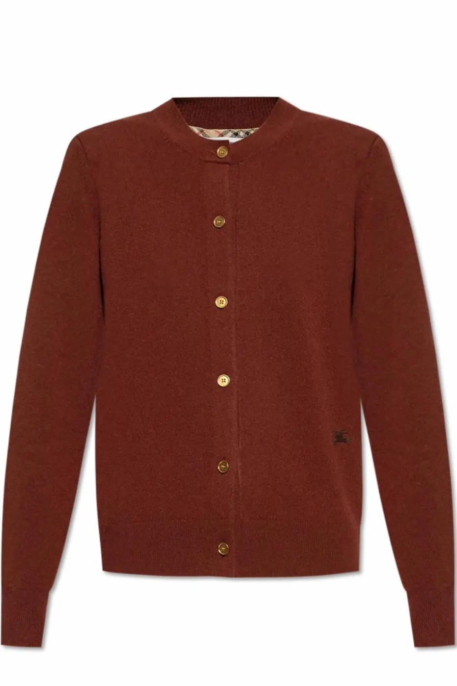 Burberry BORDO Kaszmirowy kardigan