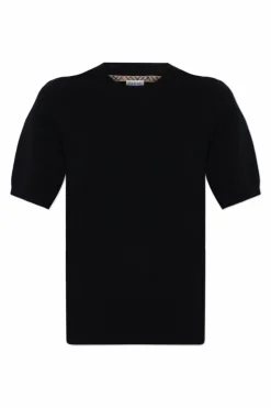 Burberry CZARNY Kaszmirowy top