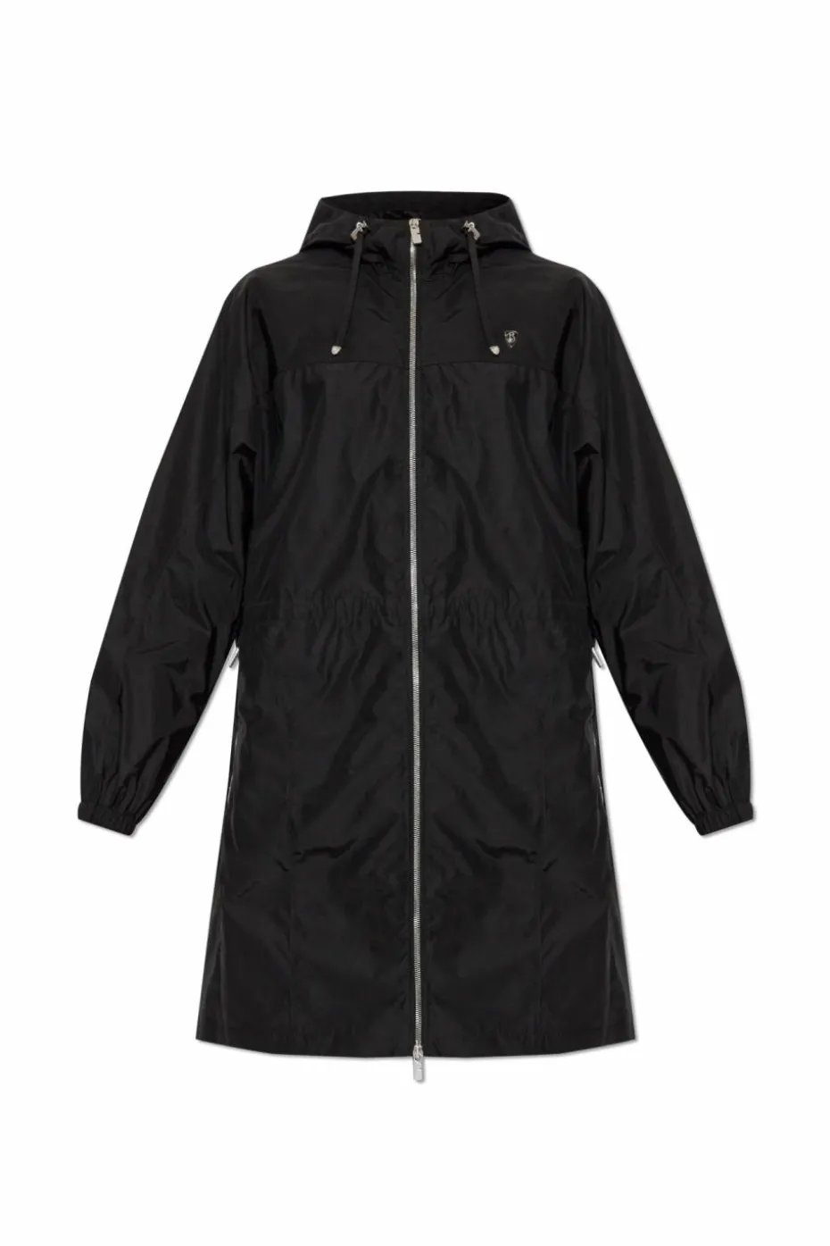 Burberry CZARNY Parka z kapturem