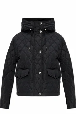 Burberry CZARNY Pikowana kurtka `Pembroke`
