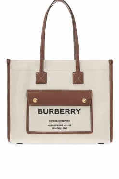 Burberry kremowy Torba typu ‘shopper’