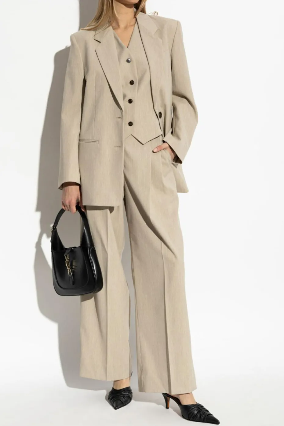 By Malene Birger beżowy Marynarka `Ophie`