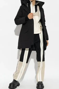Canada Goose CZARNY Puchowa kurtka z kapturem ‘Trillium‘