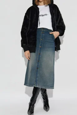 Carhartt WIP CZARNY Kurtka z logo