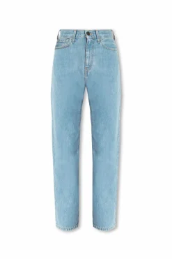 Carhartt WIP NIEBIESKI Jeansy z logo