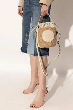 Chloé beżowy Torba na ramię `Horse Medal Small` typu `bucket`