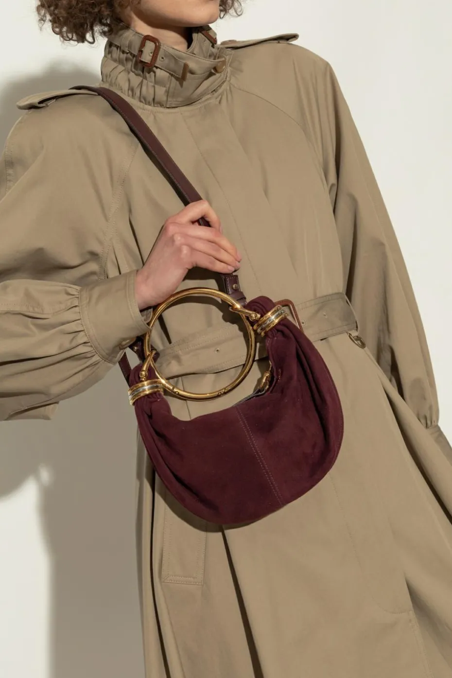 Chloé BORDO Torba na ramię `Bracelet Mini`