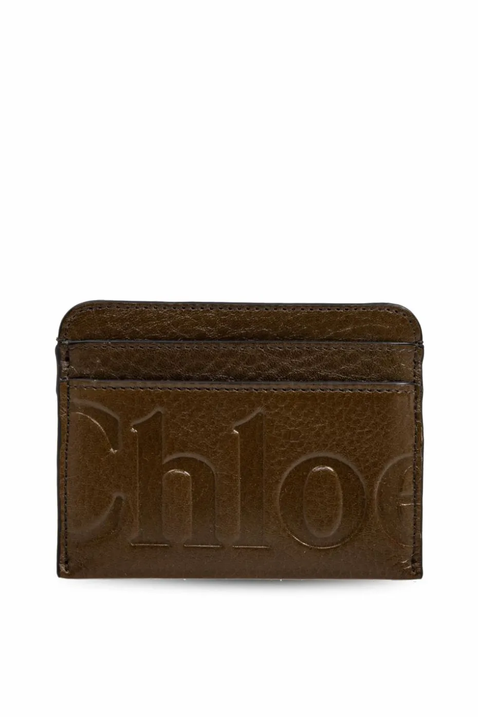 Chloé BRĄZOWY Etui na karty