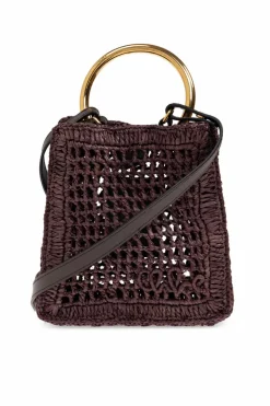 Chloé BRĄZOWY Torba do ręki `Summer Banana Mini`