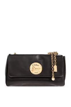 Chloé BRĄZOWY Torba na ramię `Heritage Medium`