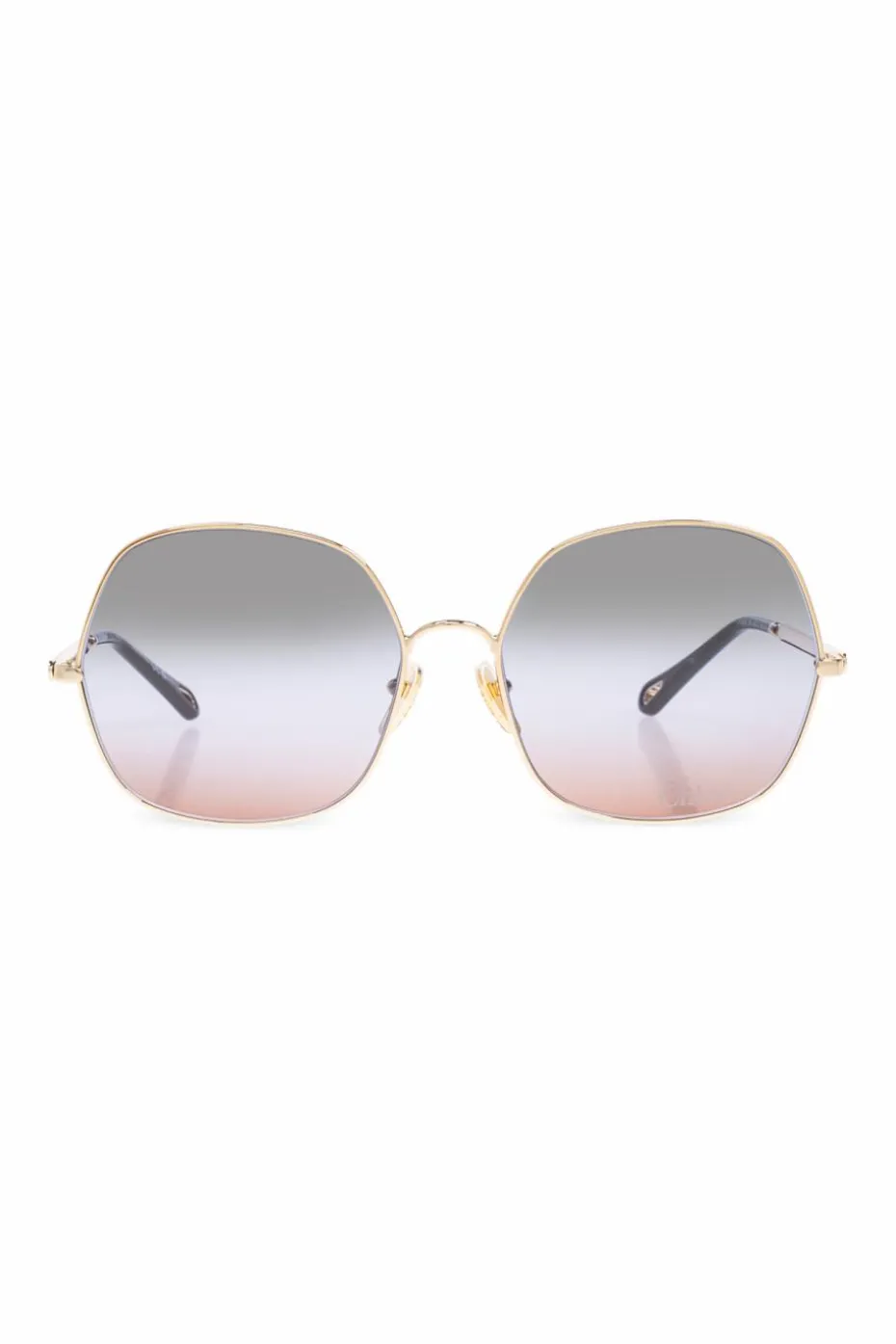 Chloé ZŁOTY Okulary przeciwsłoneczne `Aly`