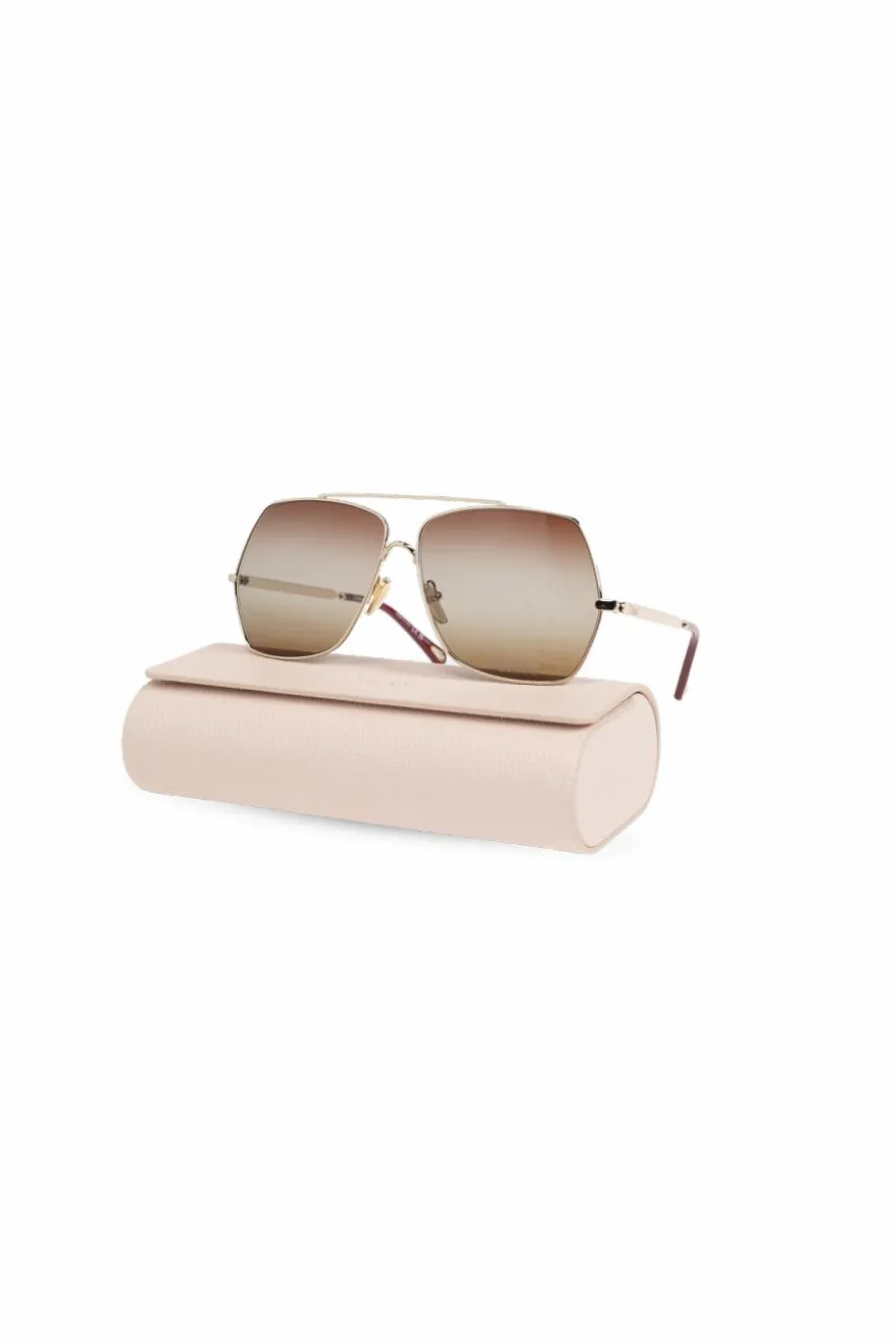 Chloé ZŁOTY Okulary przeciwsłoneczne