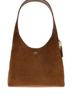 Coach BRĄZOWY Torba do ręki `Brooklyn 28`