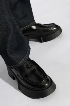 Coach CZARNY Skórzane buty `Leach`