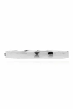 Coach SREBRNY Bransoleta z połyskującymi kryształami