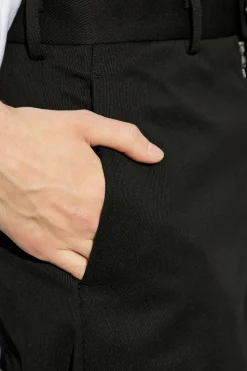 Comme des Garçons Black CZARNY Spodnie z kieszeniami