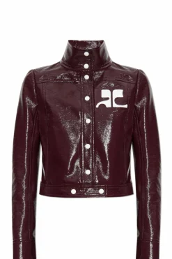 Courrèges BORDO Kurtka z logo