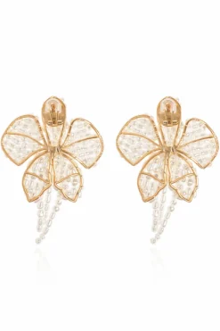 Cult Gaia BIAŁY Kolczyki `Amina`