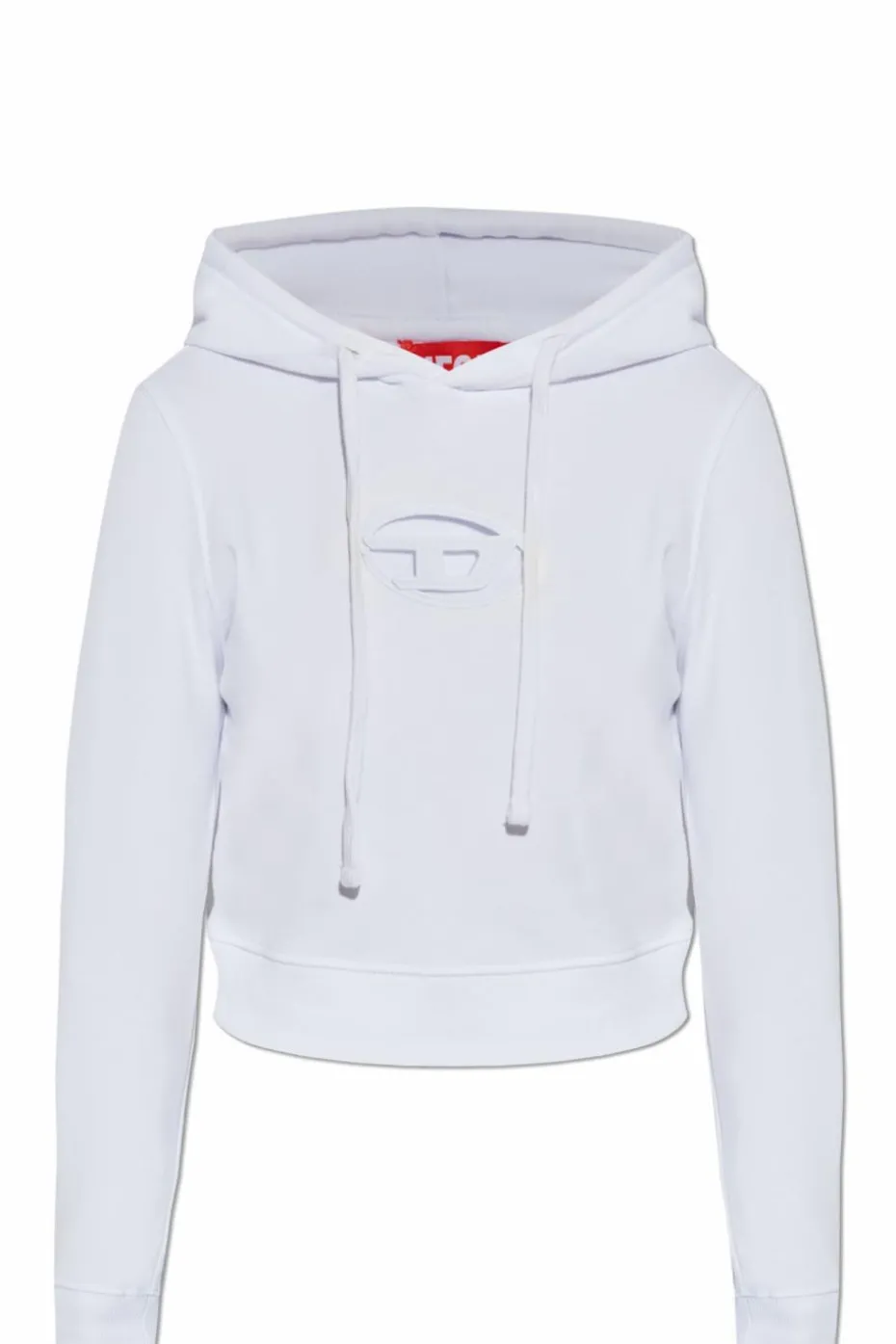 Diesel BIAŁY Bluza `F-SLIMMY-HOOD-OD`