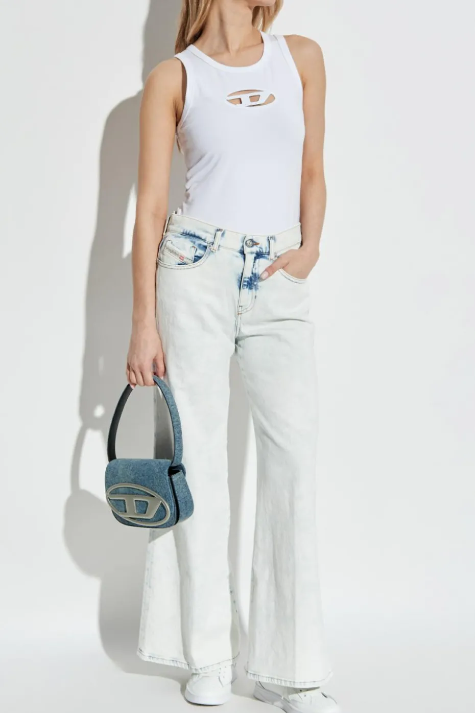 Diesel BIAŁY Top `T-LYNYS-OD`