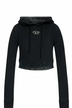 Diesel CZARNY Bluza `F-SLIMMY-HOOD-P5`