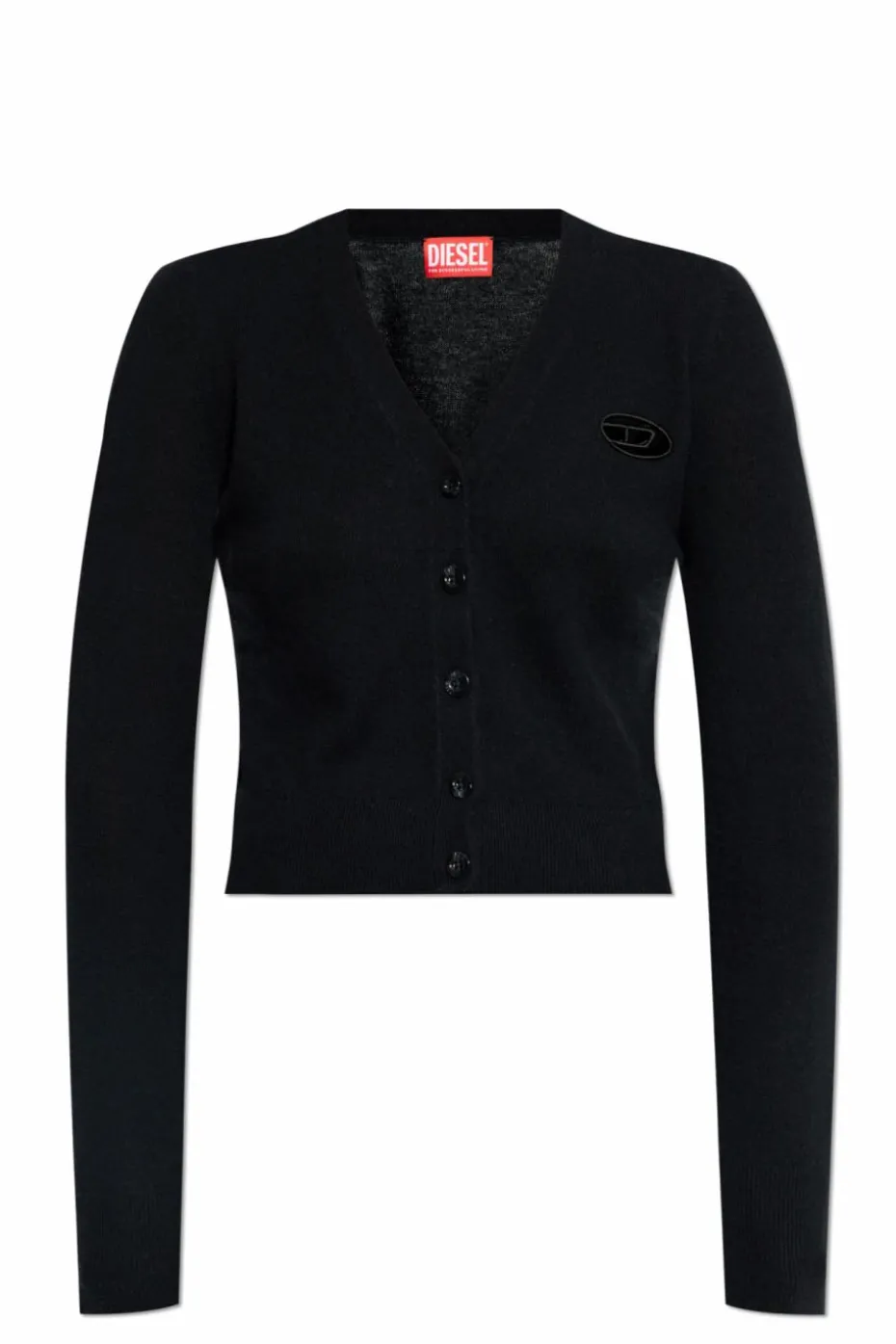 Diesel CZARNY Kardigan `M-ARTE`