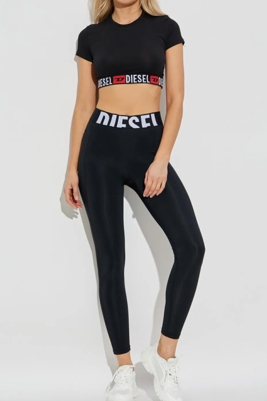 Diesel CZARNY Krótki t-shirt `IRMA-D-CORE`