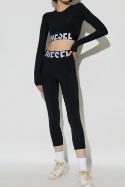 Diesel CZARNY Legginsy `MICOL-D-POP`