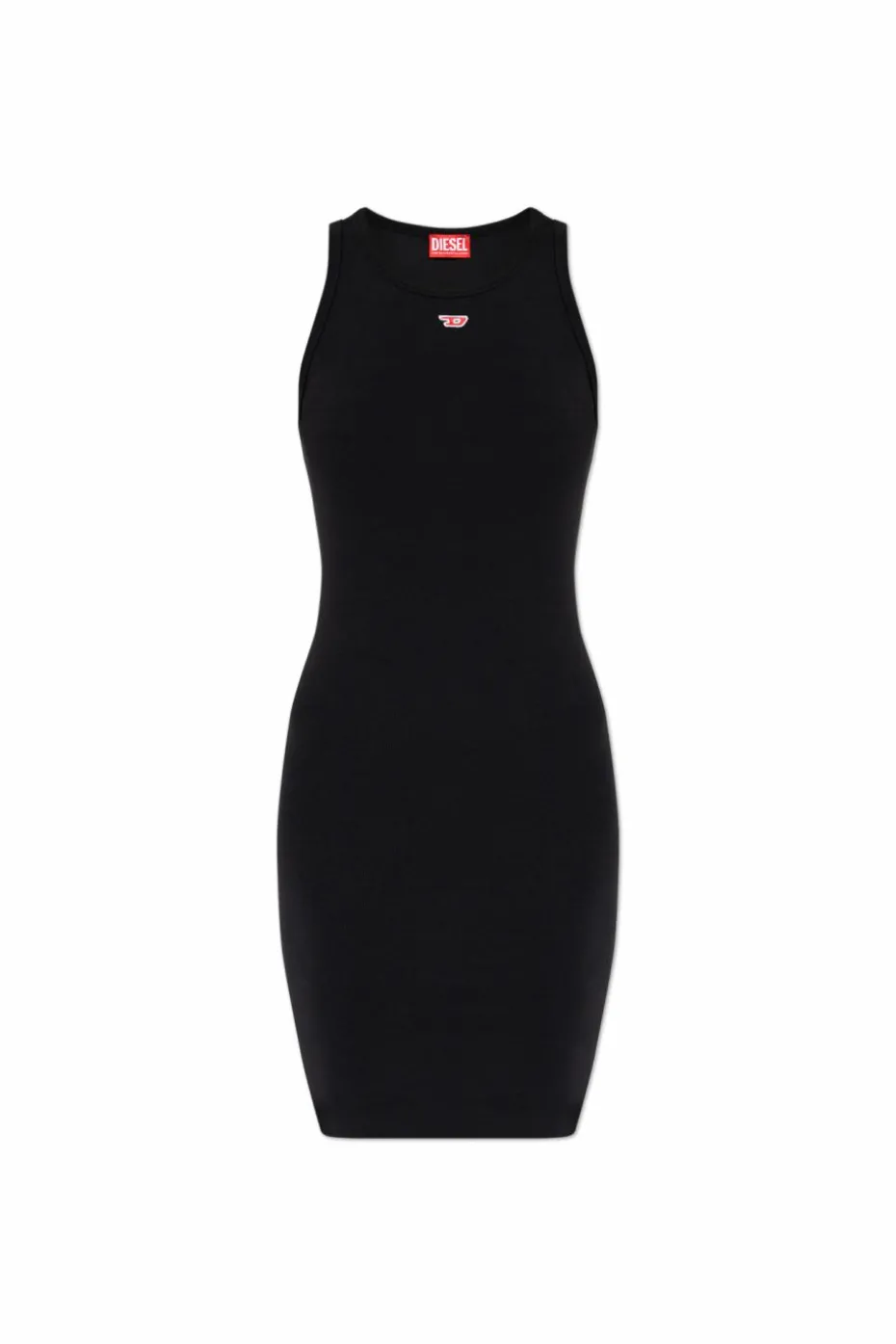 Diesel CZARNY Sukienka `D-TANK-LONG-D `