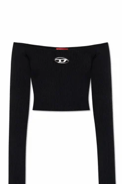 Diesel CZARNY Sweter `M-VERA-LS`