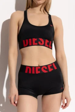 Diesel CZARNY Szorty kąpielowe `MYA-D-POP`