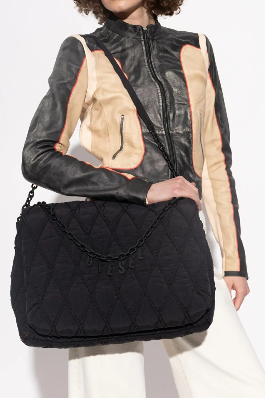 Diesel CZARNY Torba na ramię `CHARM-D SHOULDER`