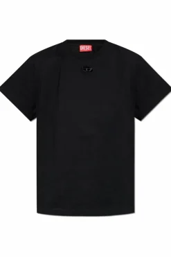 Diesel CZARNY T-shirt `T-MAREY`