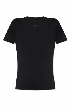 Diesel CZARNY T-shirt `T-REG-OVALD`
