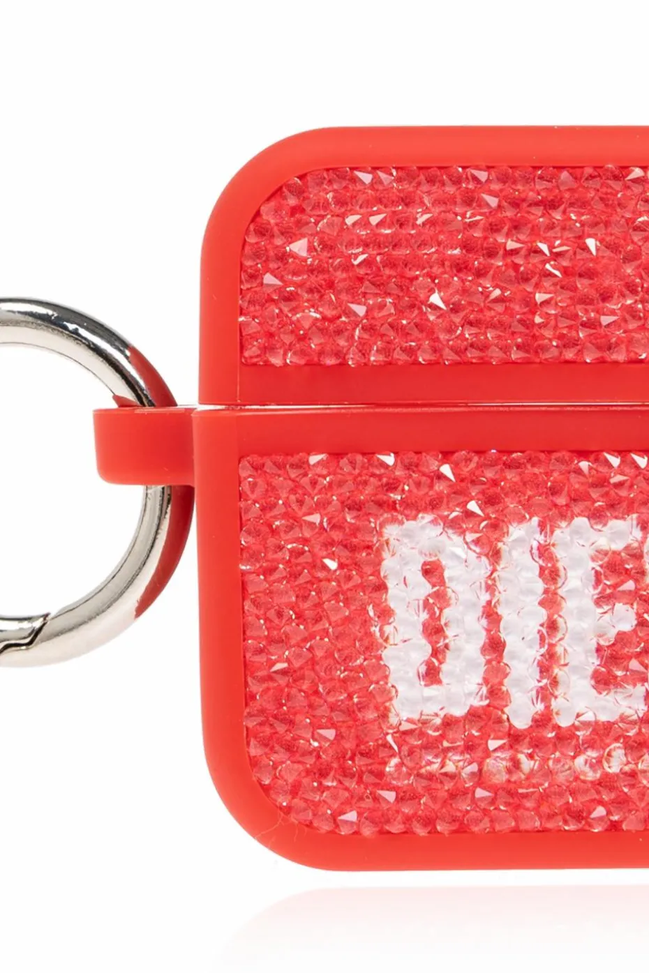Diesel CZERWONY Etui na słuchawki `SWAROVSKI CRYSTAL AIRPOD CAS`
