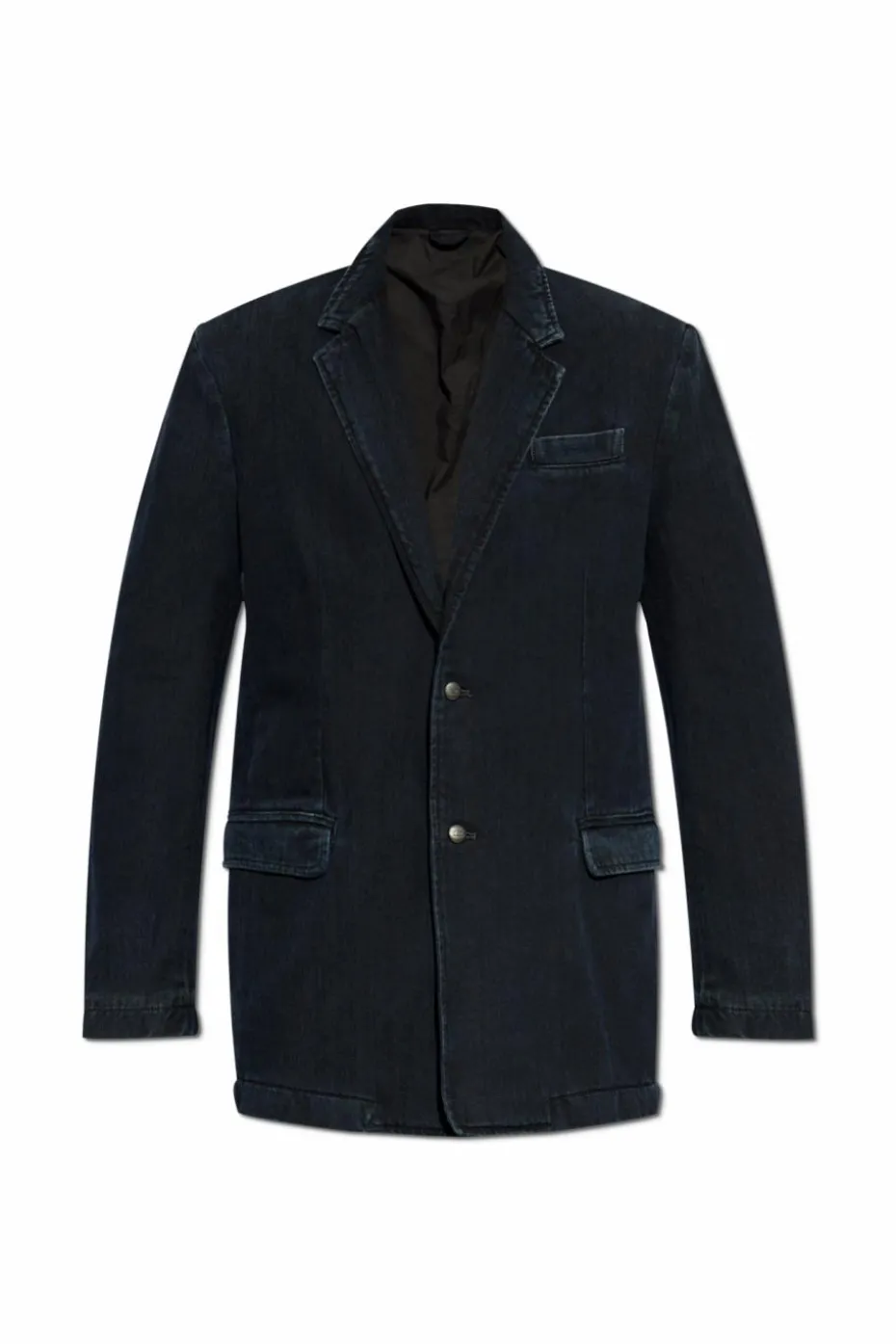 Diesel GRANATOWY Jeansowa marynarka `D-REGER-D`