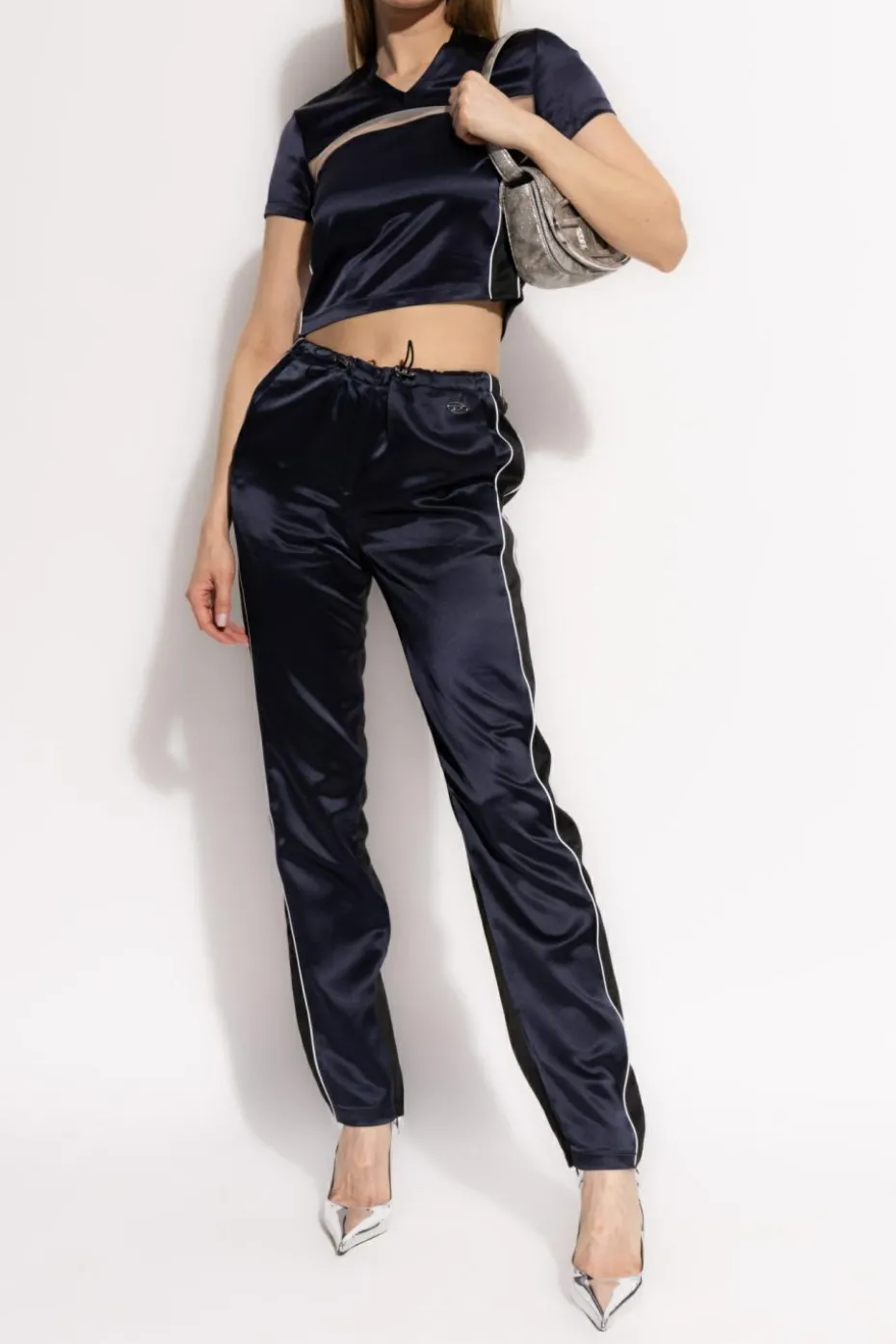 Diesel GRANATOWY Spodnie `P-ROUD`