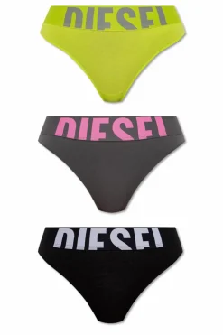 Diesel MULTIKOLOR Trójpak stringów `UFST-STARS-THREEPACK`