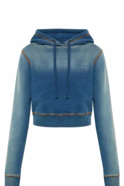 Diesel NIEBIESKI Bluza `F-SLIMMY-HOOD-Q1`