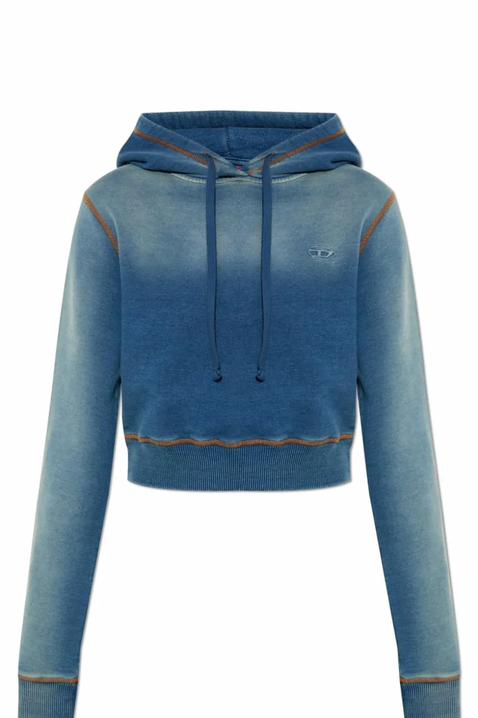 Diesel NIEBIESKI Bluza `F-SLIMMY-HOOD-Q1`