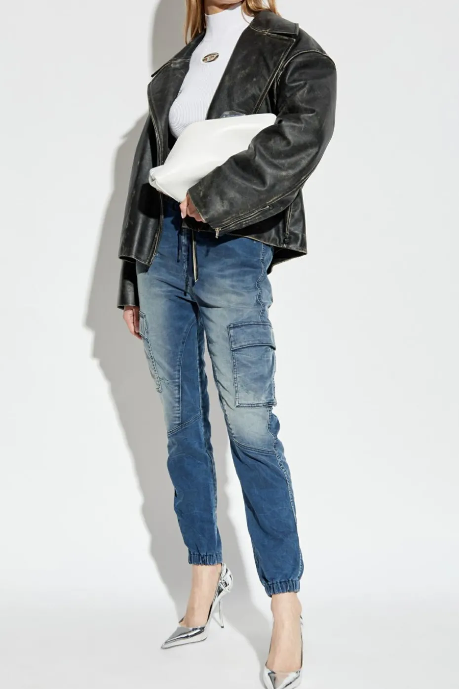 Diesel NIEBIESKI Jeansy `2051 D-URSY`