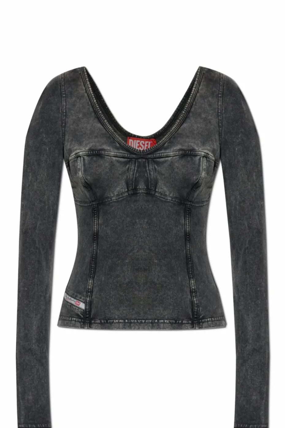 Diesel SZARY Top `T-ELIN`