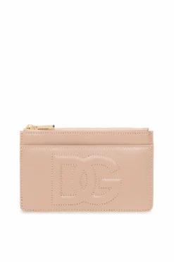 Dolce & Gabbana beżowy Etui na karty