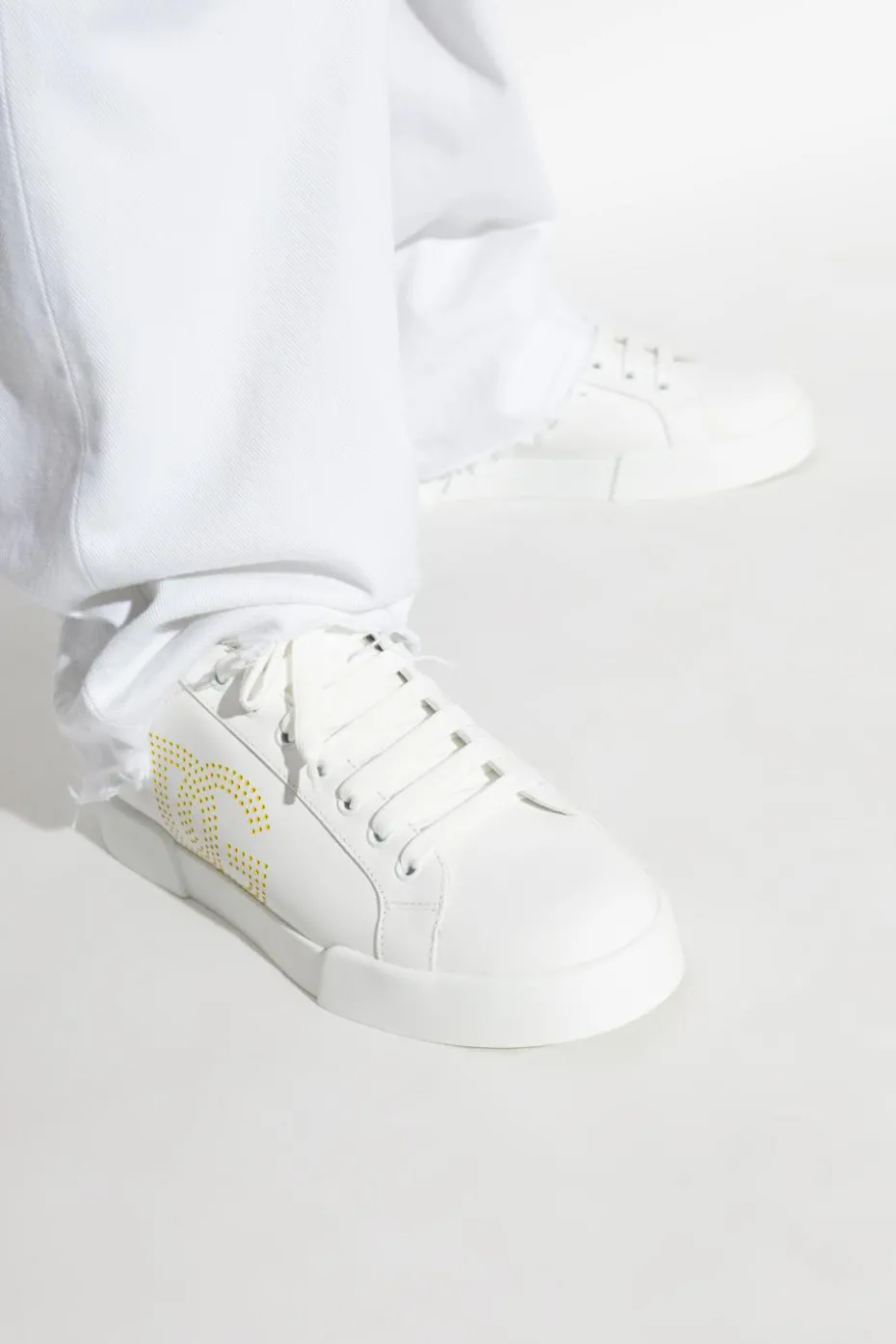 Dolce & Gabbana BIAŁY Buty sportowe `Portofino`